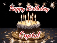 Happy Birthday Crystal GIF