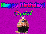 Happy Birthday Crystal GIF
