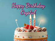 Happy Birthday Crystal GIF