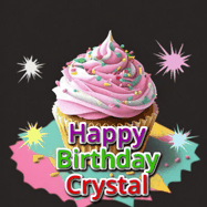 Happy Birthday Crystal GIF