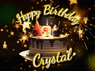 Happy Birthday Crystal GIF