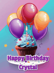 Happy Birthday Crystal GIF