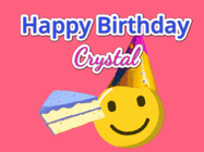 Happy Birthday Crystal GIF