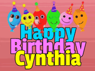 Happy Birthday Cynthia GIF