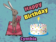 Happy Birthday Cynthia GIF