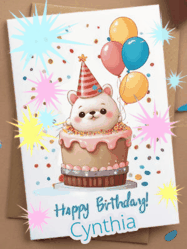 Happy Birthday Cynthia GIF