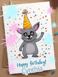 Happy Birthday Cynthia GIF
