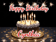Happy Birthday Cynthia GIF