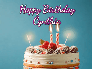 Happy Birthday Cynthia GIF