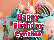 Happy Birthday Cynthia GIF