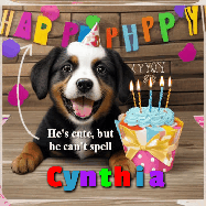 Happy Birthday Cynthia GIF