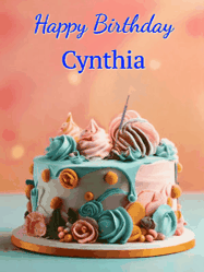 Happy Birthday Cynthia GIF