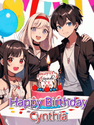Happy Birthday Cynthia GIF