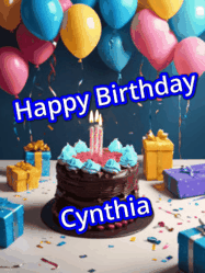 Happy Birthday Cynthia GIF
