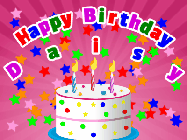 Happy Birthday Daisy GIF