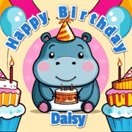 Happy Birthday Daisy GIF