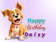 Happy Birthday Daisy GIF