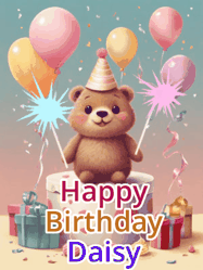 Happy Birthday Daisy GIF