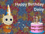 Happy Birthday Daisy GIF