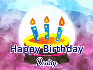 Happy Birthday Daisy GIF