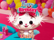 Happy Birthday Daisy GIF