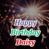 Happy Birthday Daisy GIF