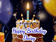 Happy Birthday Daisy GIF