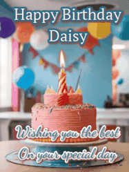 Happy Birthday Daisy GIF
