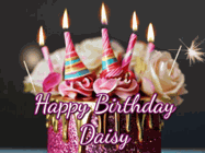 Happy Birthday Daisy GIF