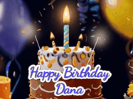 Happy Birthday Dana GIF