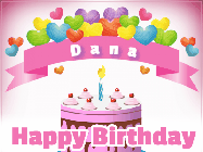 Happy Birthday Dana GIF