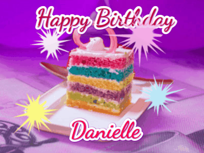 Happy Birthday Danielle GIF 133