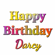 Happy Birthday Darcy GIF