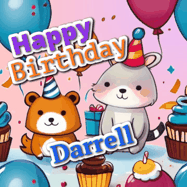 Happy Birthday Darrell GIF