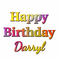 Happy Birthday Darryl GIF