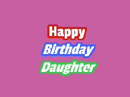 Happy Birthday Daughter GIF: Cute little guy running with balloons to celebrate in this animated happy birthday customizable gif.