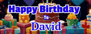 Happy Birthday David GIF