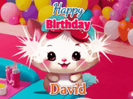 Happy Birthday David GIF