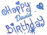 Happy Birthday David GIF