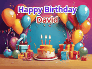 Happy Birthday David GIF