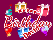 Happy Birthday David GIF