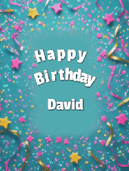 Happy Birthday David GIF