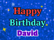 Happy Birthday David GIF