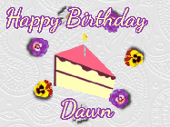 Happy Birthday Dawn GIF