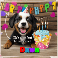Happy Birthday Dawn GIF