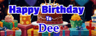 Happy Birthday Dee GIF