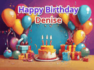 Happy Birthday Denise GIF