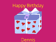 Happy Birthday Dennis GIF