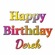 Happy Birthday Derek GIF