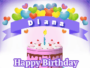Happy Birthday Diana GIF